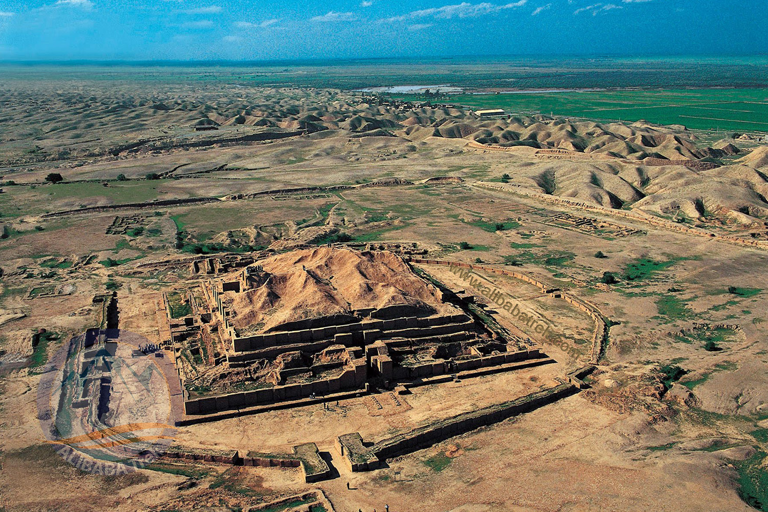 Chogha Zanbil is an ancient Elamite complex in Khuzestan province of Iran.