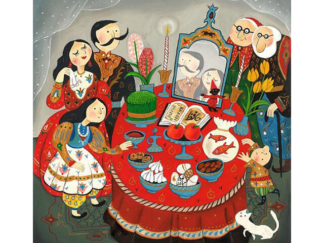Nowruz and its Origins - alibabatrek - The tablecloth of 7 items - Celebration of Nowruz - Iran blog - Persian new year
