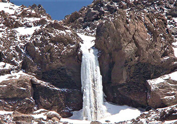Damavand Frozen Waterfall